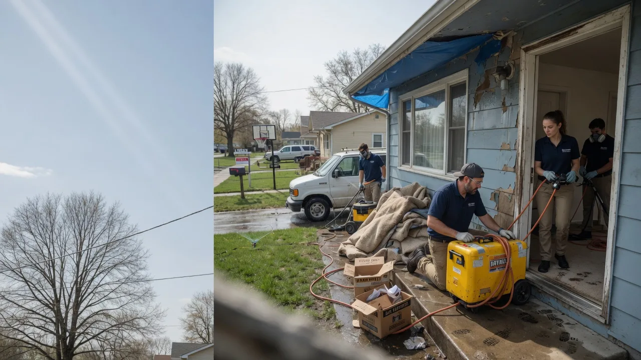 Basement Flood Cleanup in Sharon, PA near me